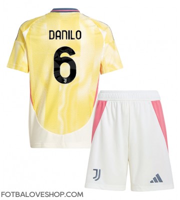 Juventus Danilo Luiz #6 Dětské Venkovní Dres 2024-25 Krátký Rukáv (+ trenýrky)